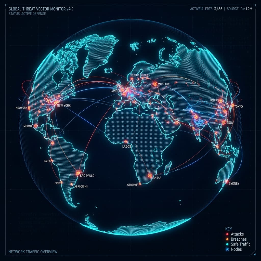 Global Defense Grid World Map